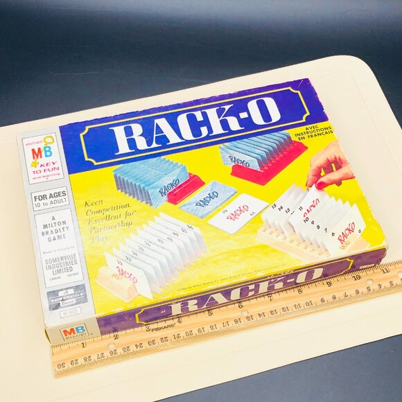 Vintage 1966 RACK-O Card Game - COMPLETE- Milton Bradley, Family Fun Activity - Picture 10 of 11